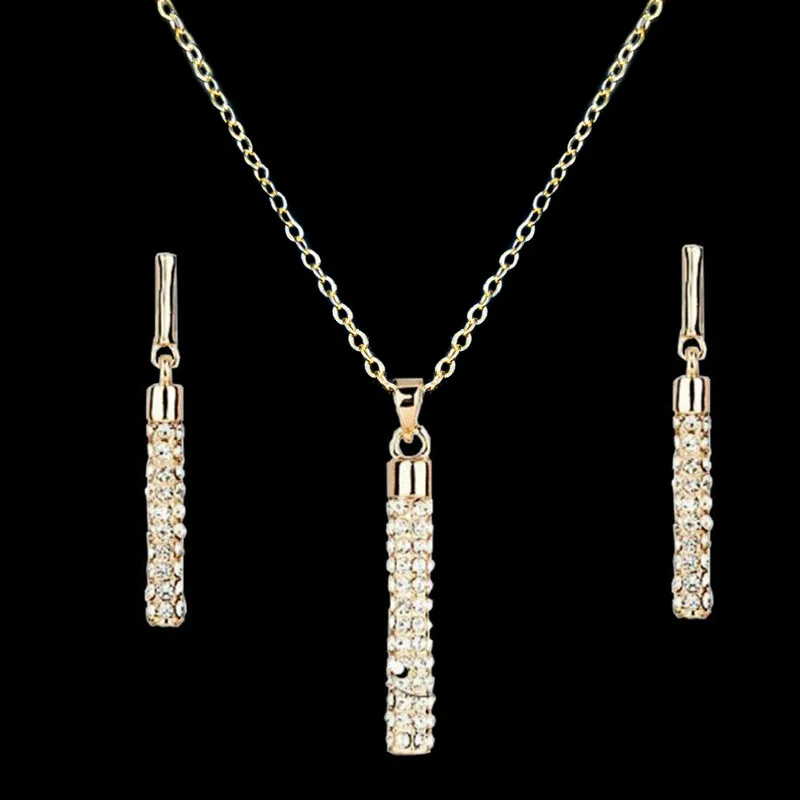 WANGAIYAO new fashion temperament simple rhinestone full diamond cylindrical necklace earrings set jewelry memorial day clavicle
WANGAIYAO new fashion temperament simple rhinestone full diamond cylindrical necklace earrings set jewelry memorial day clavicle