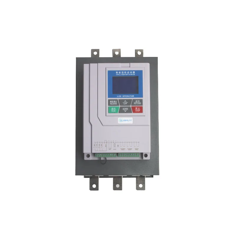 Don't need contactor 75KW 90KW 115KW 380V On-Line Three-phase Soft Initiator Easy to use Start the fan water pump , etc
Don't need contactor 75KW 90KW 115KW 380V On-Line Three-phase Soft Initiator Easy to use Start the fan water pump , etc