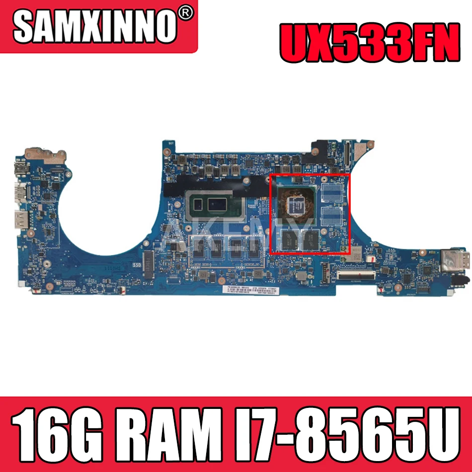 Материнская плата Akemy для ASUS ZenBook 15 UX533FN UX533FD UX533F UX533FDX Laotop, 16 ГБ ОЗУ
Материнская плата Akemy для ASUS ZenBook 15 UX533FN UX533FD UX533F UX533FDX Laotop, 16 ГБ ОЗУ