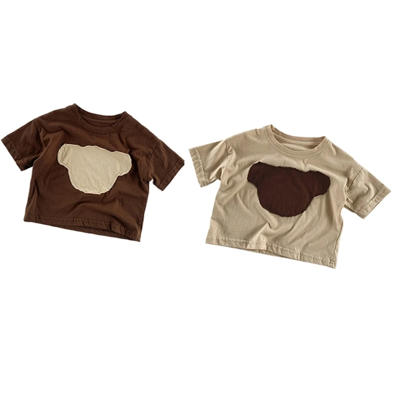 1-4Y Toddler T-Shirt Short Sleeves Tees Cartoon Bear Children Summer Spring Top Shirts Casual Loungewear Loose Clothes
1-4Y Toddler T-Shirt Short Sleeves Tees Cartoon Bear Children Summer Spring Top Shirts Casual Loungewear Loose Clothes