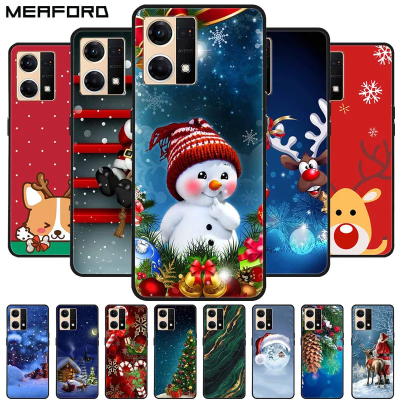 For Oppo Reno7 4G Case Reno 7 8 Lite 7A Christmas Silicone Soft TPU Cover for Oppo F21 Pro Coque Reno 7 CPH2363 New Year Gift
For Oppo Reno7 4G Case Reno 7 8 Lite 7A Christmas Silicone Soft TPU Cover for Oppo F21 Pro Coque Reno 7 CPH2363 New Year Gift