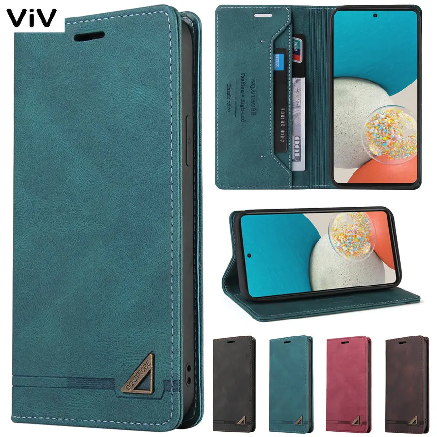 

Anti-theft Leather Wallet Case For Samsung Galaxy A04s A13 A14 A33 A34 A51 A52 A53 A54 A71 A72 A73 S23 Ultra S22 S21 Plus S20 FE
