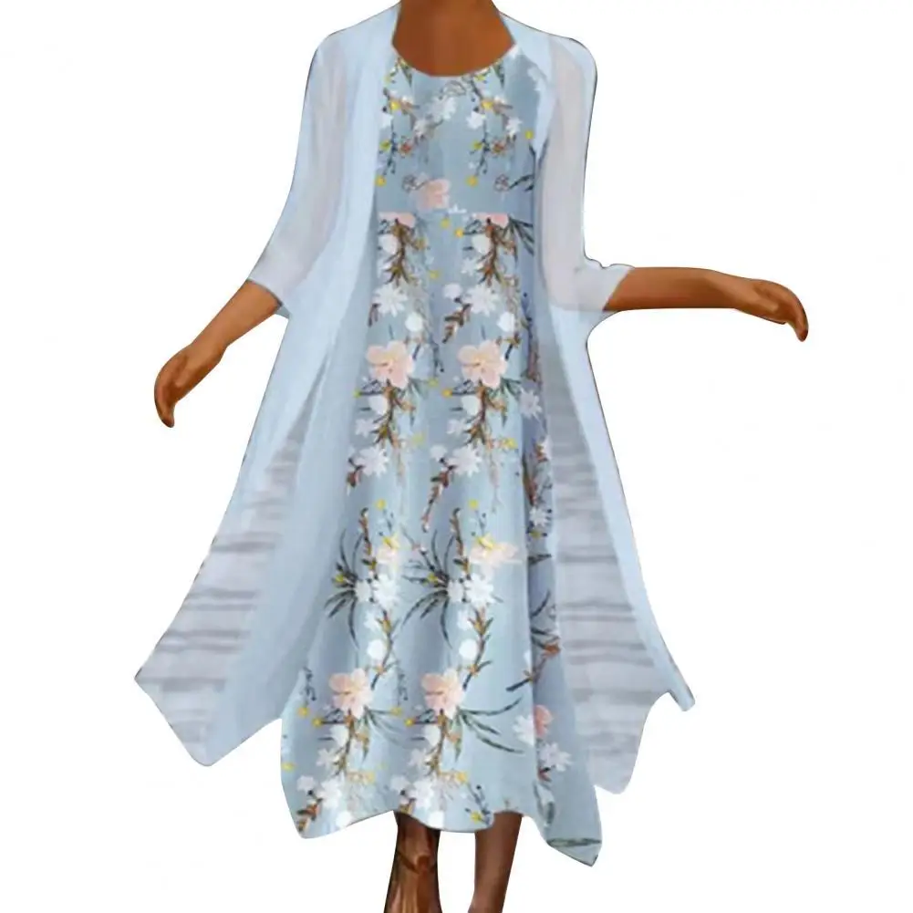 1 Set Office Lady Cardigan Dress Floral Print Large Hem Spring Summer Vintage Chiffon Dress Set for Party Clothing
1 Set Office Lady Cardigan Dress Floral Print Large Hem Spring Summer Vintage Chiffon Dress Set for Party Clothing