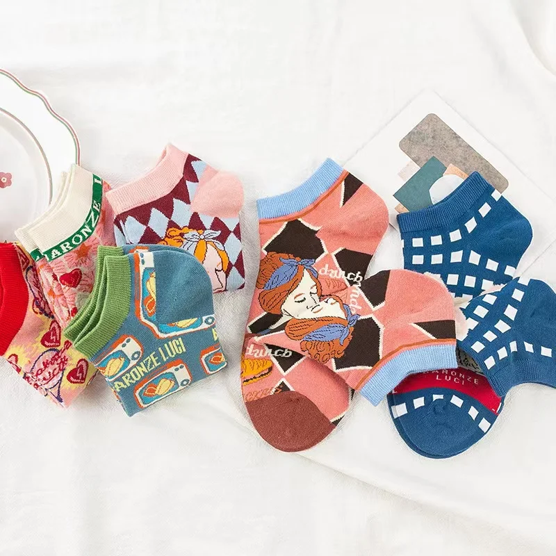 Special sale women's summer cotton socks Breathable sweat wicking socks boat socks student socks
Special sale women's summer cotton socks Breathable sweat wicking socks boat socks student socks