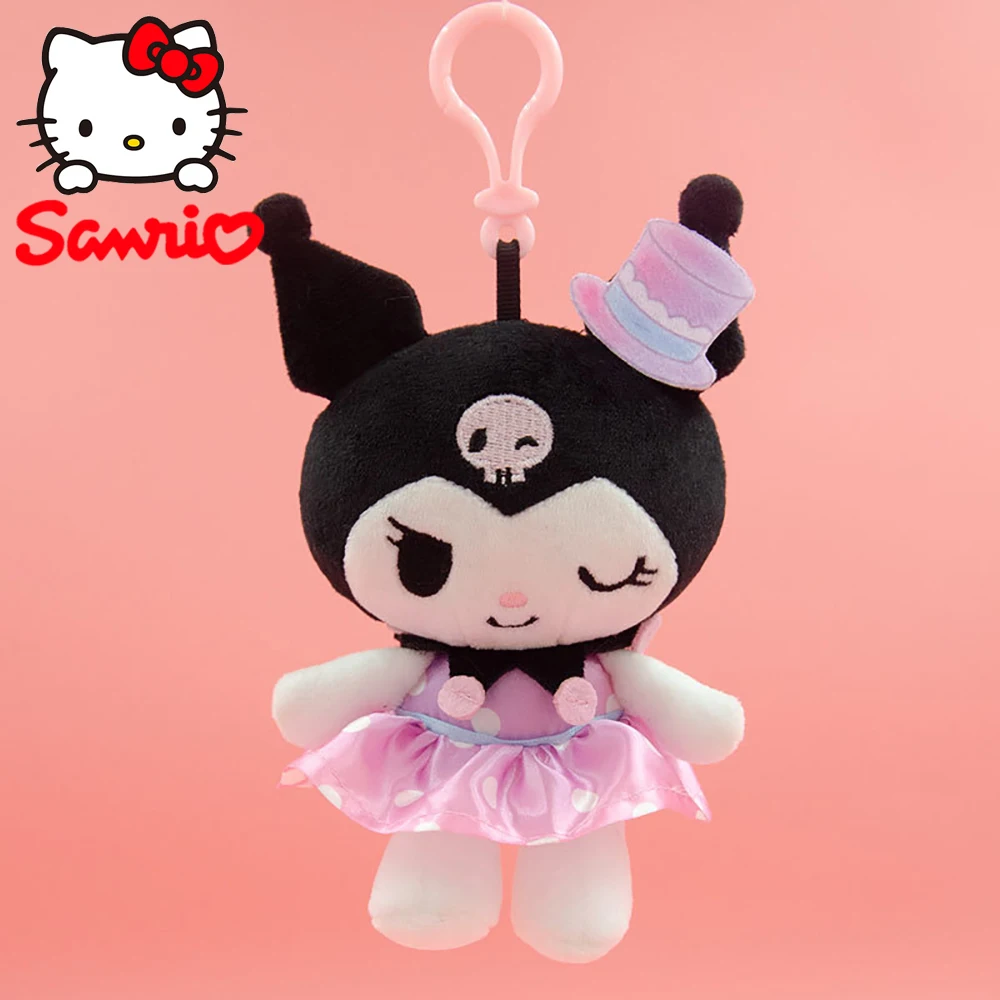 Оригинальный брелок Kuromi Sanrio 16 см, плюшевая кукла, кавайная аниме мультяшная подвеска, плюшевая игрушка, рождественский подарок для друзей, детей
Оригинальный брелок Kuromi Sanrio 16 см, плюшевая кукла, кавайная аниме мультяшная подвеска, плюшевая игрушка, рождественский подарок для друзей, детей