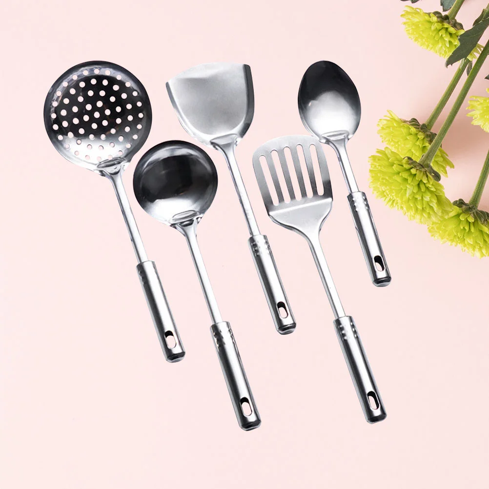 5 Pcs Multifunctional Kitchen Utensil Set Stainless Steel Spoons Spatula Cooking Tools Kitchen Supplies
5 Pcs Multifunctional Kitchen Utensil Set Stainless Steel Spoons Spatula Cooking Tools Kitchen Supplies