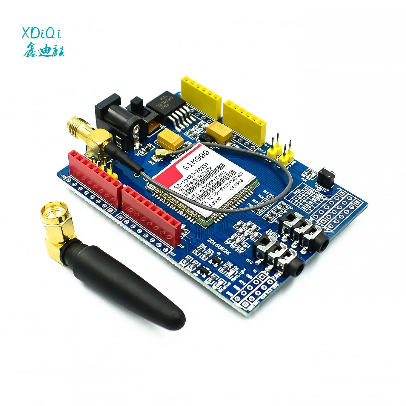 

SIM900 GPRS/GSM Shield Development Board Quad-Band Module For Arduino Compatible