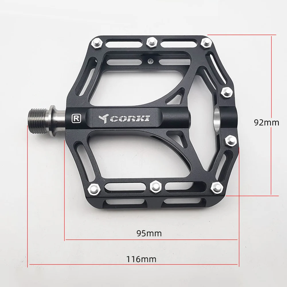 MTB Bicycle Pedals 3 Bearings Cycling Sealed Bearing Bike Pedals Titanium Axis Ultra Light Bike Pedal 9/16inch
MTB Bicycle Pedals 3 Bearings Cycling Sealed Bearing Bike Pedals Titanium Axis Ultra Light Bike Pedal 9/16inch