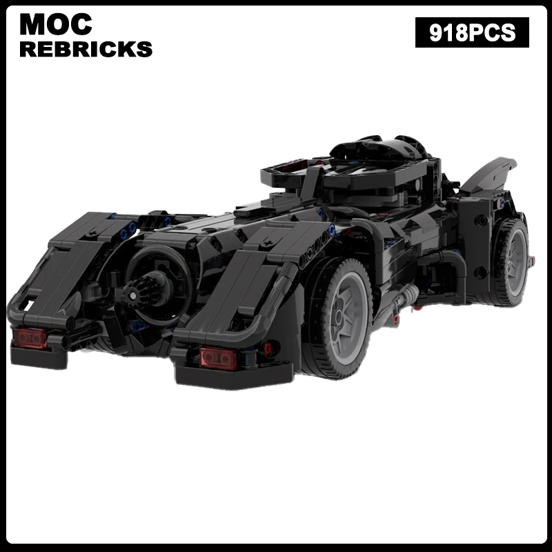 Высокотехнологичный гоночный автомобиль MOC, скоростной чемпион, летучая мышь, спортивный автомобиль, строительные блоки, Сборная модель, кирпичи, дисплей, детские праздничные подарки
Высокотехнологичный гоночный автомобиль MOC, скоростной чемпион, летучая мышь, спортивный автомобиль, строительные блоки, Сборная модель, кирпичи, дисплей, детские праздничные подарки