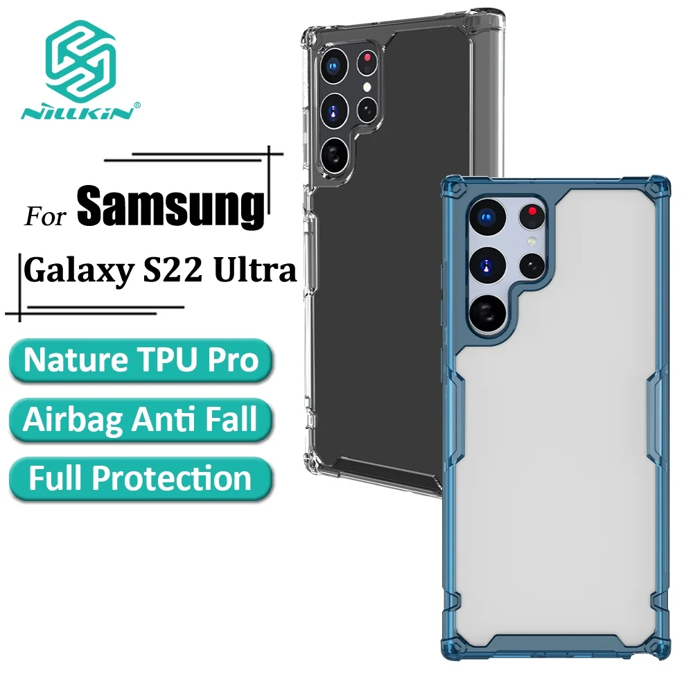 Nillkin Nature Pro TPU Case For Samsung Galaxy S22 Ultra Plus A73 A53 5G Thin Transparent Shockproof Soft Phone Cover
Nillkin Nature Pro TPU Case For Samsung Galaxy S22 Ultra Plus A73 A53 5G Thin Transparent Shockproof Soft Phone Cover