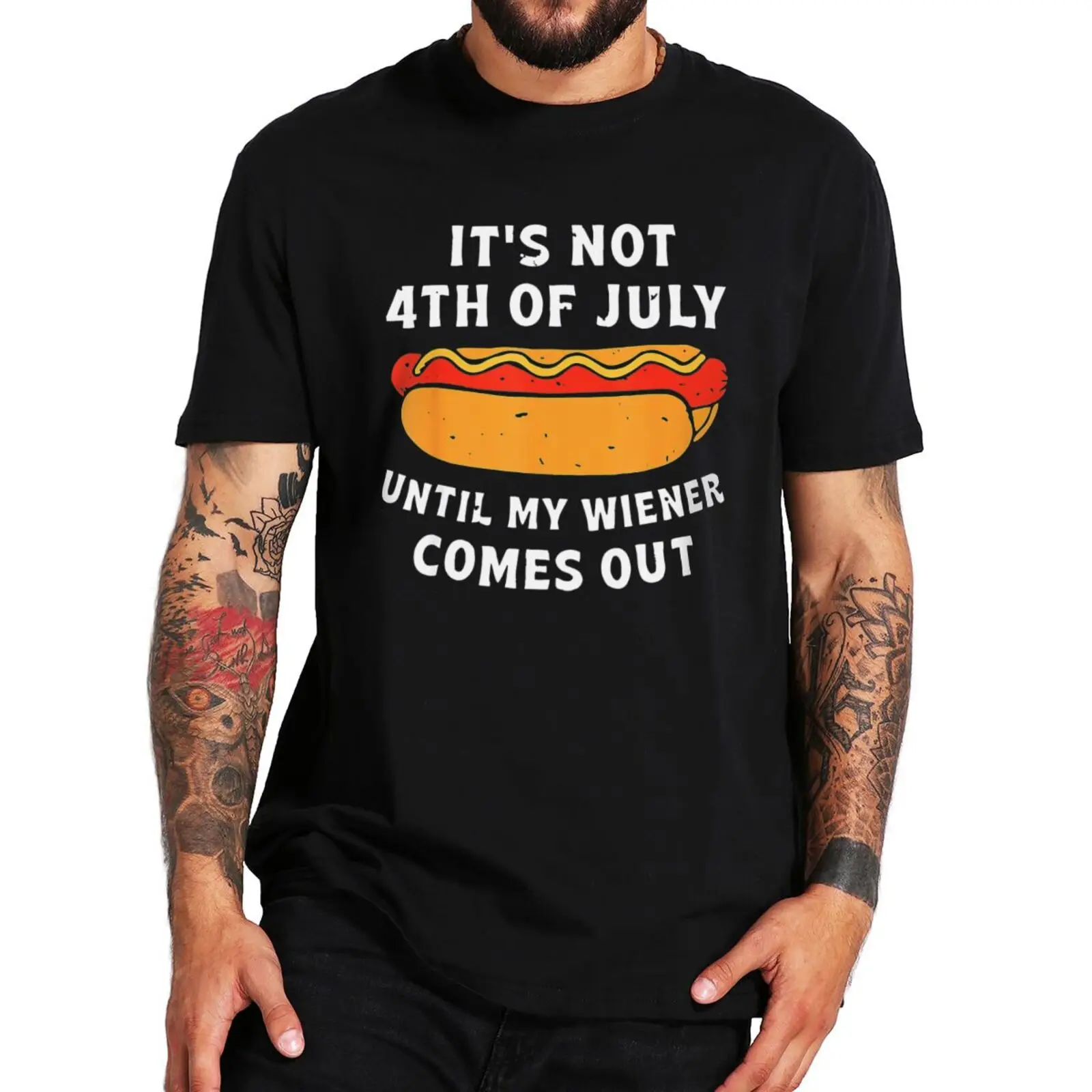 It's Not 4th Of July Until My Wiener Comes Out T Shirt 2023 Amercians Gift Tops Unisex 100% Cotton O-neck T-shirt
It's Not 4th Of July Until My Wiener Comes Out T Shirt 2023 Amercians Gift Tops Unisex 100% Cotton O-neck T-shirt