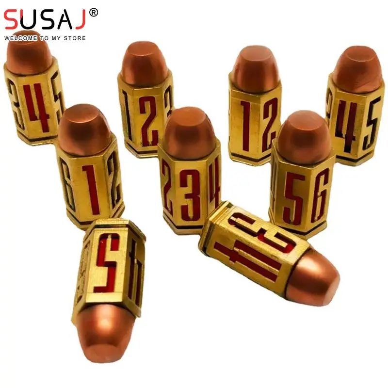 1pc Bullet Dice Set 6 Sided Alloy Dice Set Tables Board Game Dice For Poker Party Playing Games Family Pub Club Game Accessories
1pc Bullet Dice Set 6 Sided Alloy Dice Set Tables Board Game Dice For Poker Party Playing Games Family Pub Club Game Accessories