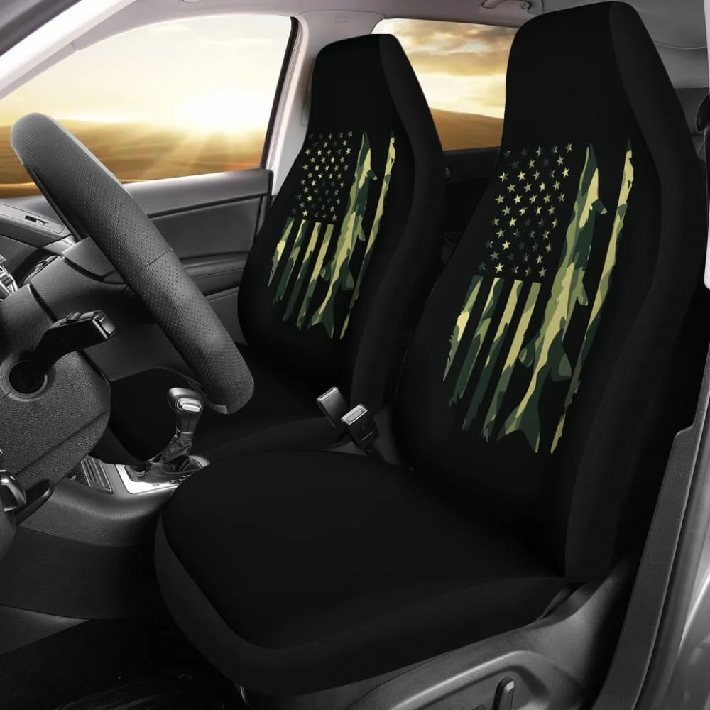 Amazing Green American Flag Car Seat Covers,Pack of 2 Universal Front Seat Protective Cover
Amazing Green American Flag Car Seat Covers,Pack of 2 Universal Front Seat Protective Cover