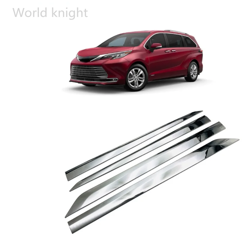 Для TOYOTA Sienna (XL40) 2021 2022 автомобильные аксессуары ABS хромированный корпус боковой