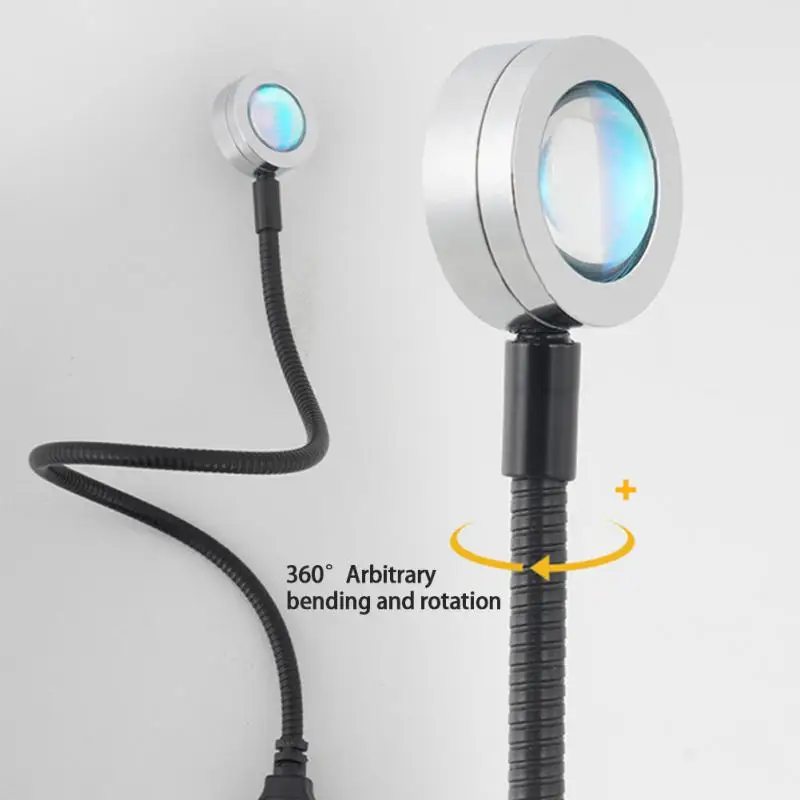 Lamp USB Night Light LED Plug-in Portable Rainbow Projector Atmosphere Light Dormitory Room Bedroom Decoration Lamp Hot
Lamp USB Night Light LED Plug-in Portable Rainbow Projector Atmosphere Light Dormitory Room Bedroom Decoration Lamp Hot
