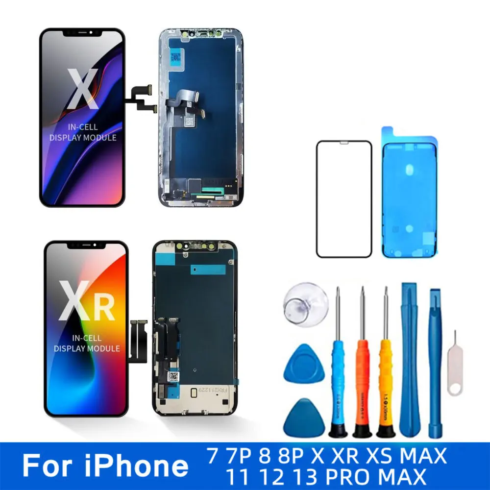 KOWOT Glass For iphone 11 12 Pro Max LCD Screen Replacement LCD OLED 3D Touch Digitiser Assembly Part iphone xs screen XR incell
KOWOT Glass For iphone 11 12 Pro Max LCD Screen Replacement LCD OLED 3D Touch Digitiser Assembly Part iphone xs screen XR incell