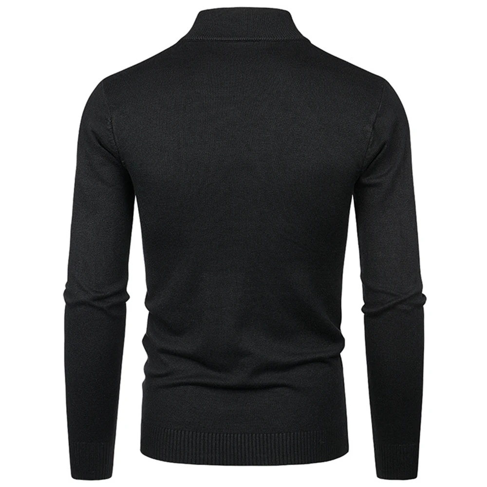 Men Winter Warm Half Turtleneck Sweater Solid Color Long Sleeve Pullover Undershirt Mock Neck Bottoming Shirt Knitted Jumper A50
Men Winter Warm Half Turtleneck Sweater Solid Color Long Sleeve Pullover Undershirt Mock Neck Bottoming Shirt Knitted Jumper A50