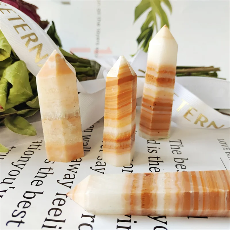 Natural Gem Pork Stones Wand Points Polished Quartz Crystal Healing Tower Reiki Feng Shui Gemstones Home Decoration
Natural Gem Pork Stones Wand Points Polished Quartz Crystal Healing Tower Reiki Feng Shui Gemstones Home Decoration