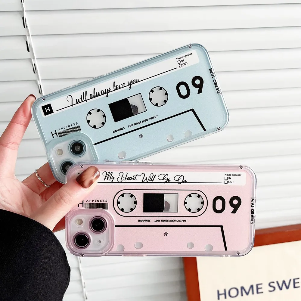 Vintage Cassette Tape Retro Phone Case For iPhone 11 12 13 Pro Max XR XS X 7 8 Plus SE 2020 Clear Shockproof Soft Silicone Cover
Vintage Cassette Tape Retro Phone Case For iPhone 11 12 13 Pro Max XR XS X 7 8 Plus SE 2020 Clear Shockproof Soft Silicone Cover