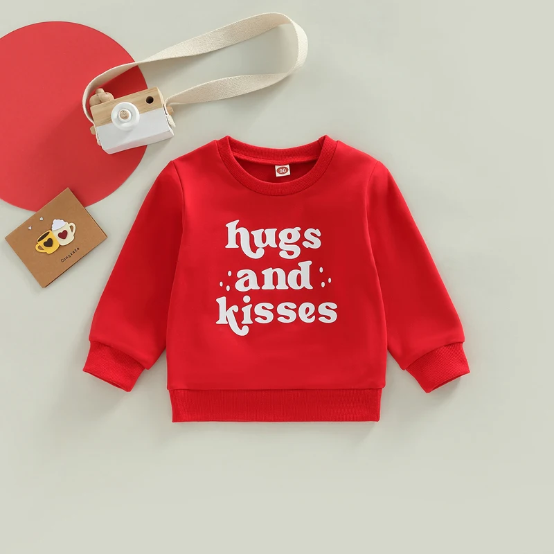Valentine's Day Baby Boys Girls Sweatshirt Long Sleeve Letter Pullover Tops Spring Costumes For Girl Clothing
Valentine's Day Baby Boys Girls Sweatshirt Long Sleeve Letter Pullover Tops Spring Costumes For Girl Clothing