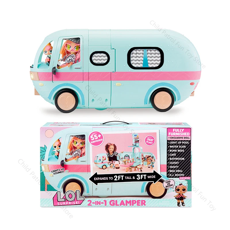 Original LOL Surprise Dolls Toys 2-in-1 Bus Cartoon Glamor Girls OMG Sister Doll DIY Anime Figures Toys for Girls Birthday Gifts
Original LOL Surprise Dolls Toys 2-in-1 Bus Cartoon Glamor Girls OMG Sister Doll DIY Anime Figures Toys for Girls Birthday Gifts