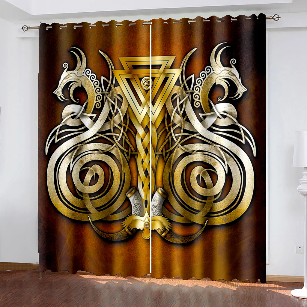Cortina decorativa con sombreado para sala de estar, cortinas con diseño de dragón mágico dorado,decoración textil para el hogar
Cortina decorativa con sombreado para sala de estar, cortinas con diseño de dragón mágico dorado,decoración textil para el hogar