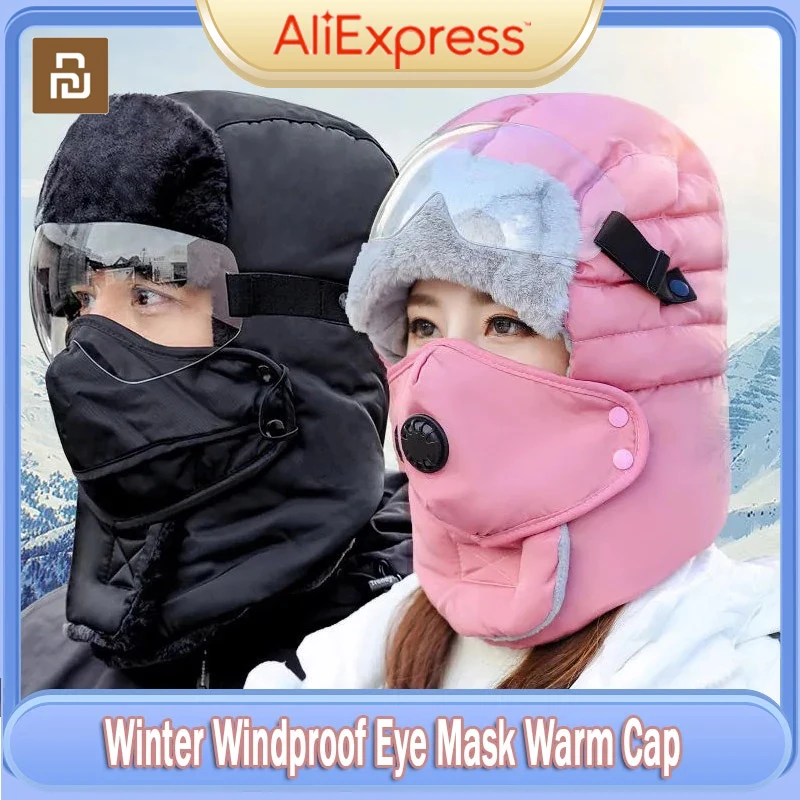 Youpin Warm Cap Winter Outdoor Riding Ski Hats Solid Color Plush Warmer Waterproof Windproof Protective Goggles Lei Feng Hat
Youpin Warm Cap Winter Outdoor Riding Ski Hats Solid Color Plush Warmer Waterproof Windproof Protective Goggles Lei Feng Hat