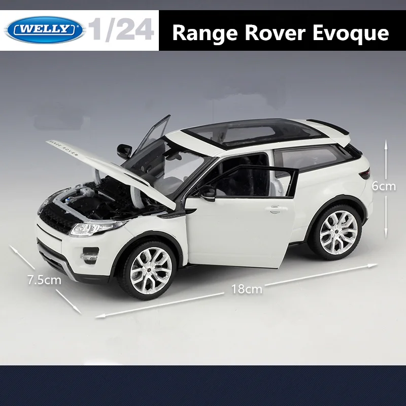 1:24 Land Rover Range Rover Evoque SUV Alloy Car Model Diecast Metal Toy Vehicles Car Model High Simulation Collection Gift
1:24 Land Rover Range Rover Evoque SUV Alloy Car Model Diecast Metal Toy Vehicles Car Model High Simulation Collection Gift