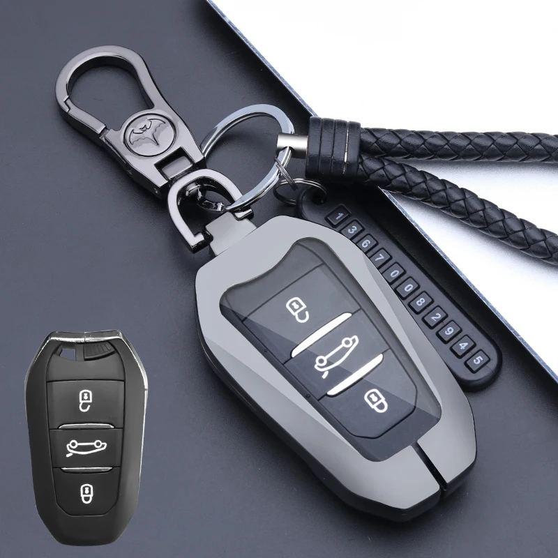 High-End Zinc Alloy TPU Soft Rubber Car Key Case Car Key Bag for Peugeot 308 408 508 307 301 3008 4008 Auto Accessories
High-End Zinc Alloy TPU Soft Rubber Car Key Case Car Key Bag for Peugeot 308 408 508 307 301 3008 4008 Auto Accessories
