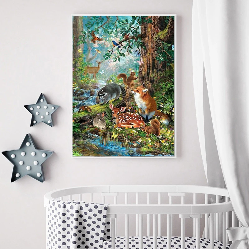 Modern 5D DIY Full Diamond Painting Kit Fox Deer Cross Stitch Animals Wall Art Diamond Embroidery Living Room Bedroom Home Decor
Modern 5D DIY Full Diamond Painting Kit Fox Deer Cross Stitch Animals Wall Art Diamond Embroidery Living Room Bedroom Home Decor