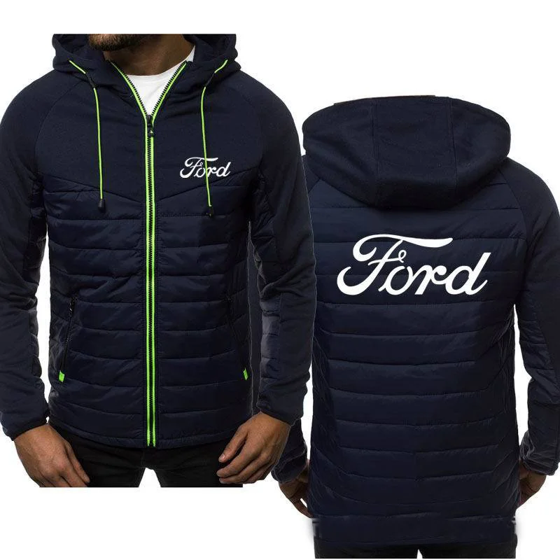 Winter Men's Hoodies ford Logo Coat Zipper Hooded Jacket Cotton Coat Slim Fit Fashion Thicken Warm Outwear Man Tracksuit
Winter Men's Hoodies ford Logo Coat Zipper Hooded Jacket Cotton Coat Slim Fit Fashion Thicken Warm Outwear Man Tracksuit