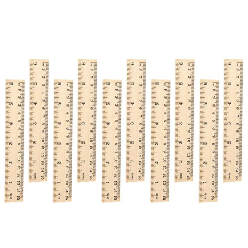 16Pcs Wood Straight Rulers Double Scale Rulers Wood Measuring Rulers Wooden Rulers
16Pcs Wood Straight Rulers Double Scale Rulers Wood Measuring Rulers Wooden Rulers