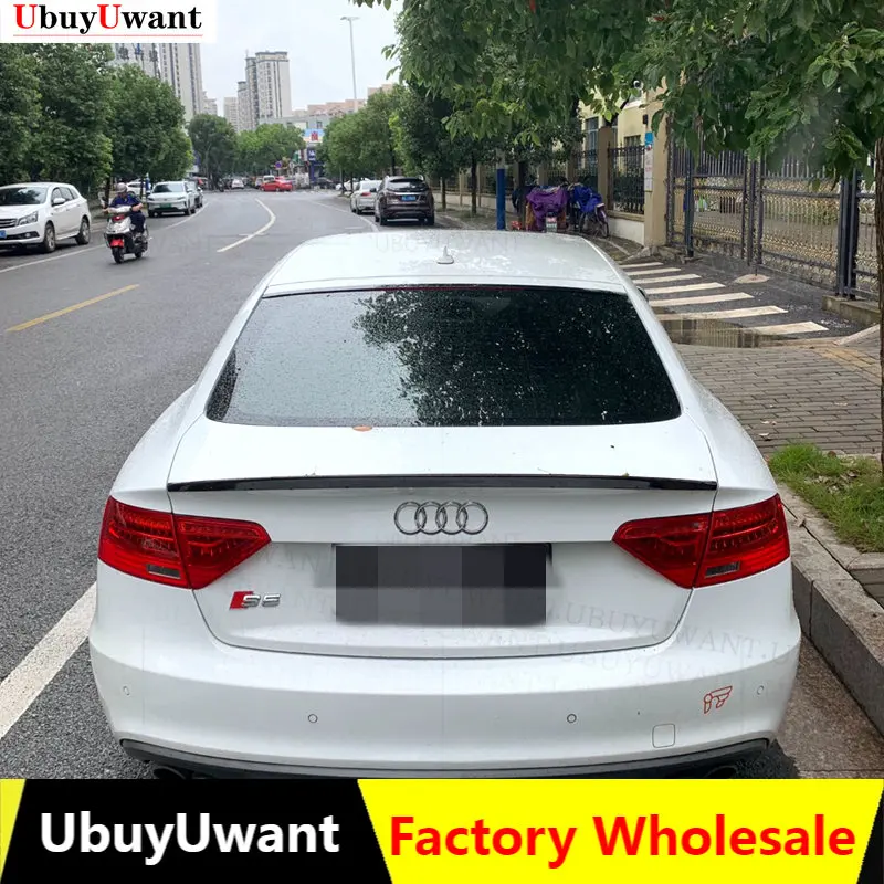 S5 Style Real Carbon Fiber/Unpainted Spoiler For Audi A5 2-Doors/4-Doors Coupe Car Styling Rear Bumper Spoiler 2008-2016
S5 Style Real Carbon Fiber/Unpainted Spoiler For Audi A5 2-Doors/4-Doors Coupe Car Styling Rear Bumper Spoiler 2008-2016