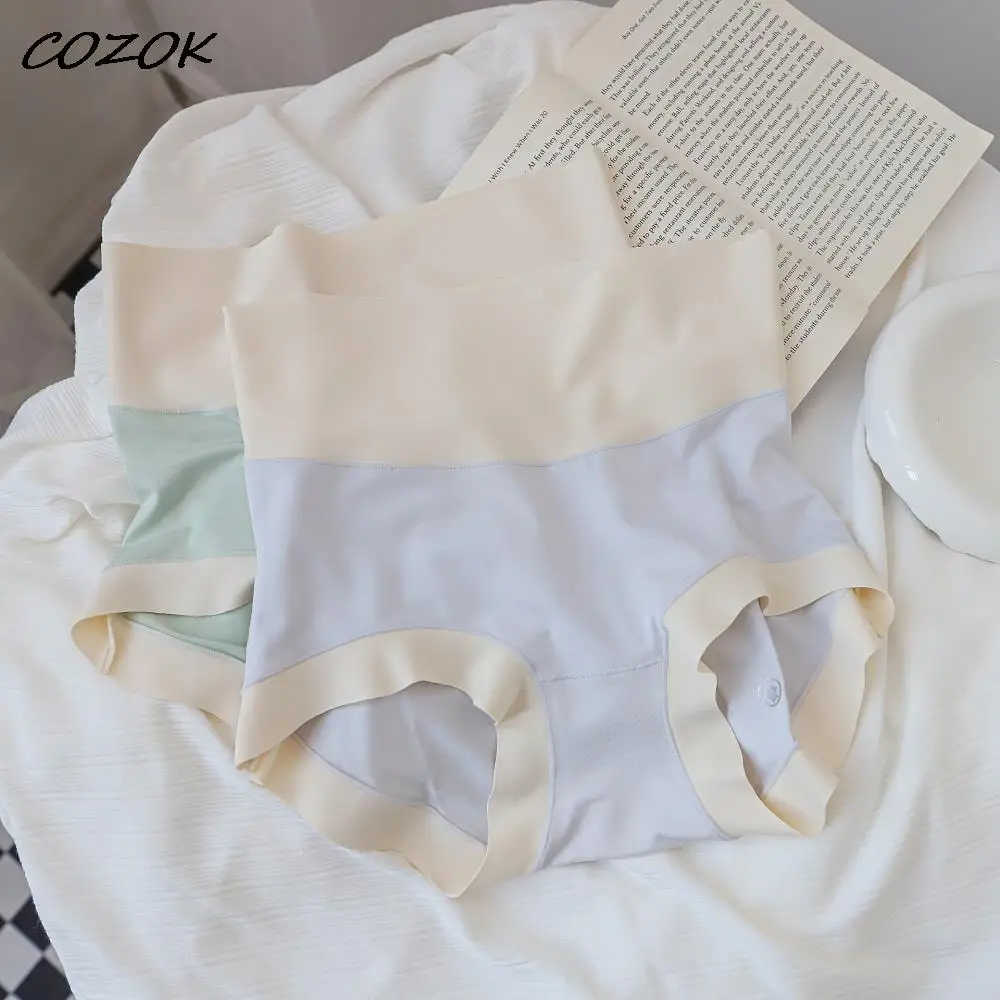 COZOK 3 Pcs Cotton Women's Underwear Panties High Waist Briefs Solid Breathable Underpants Seamless Soft Lingerie Large Size
COZOK 3 Pcs Cotton Women's Underwear Panties High Waist Briefs Solid Breathable Underpants Seamless Soft Lingerie Large Size
