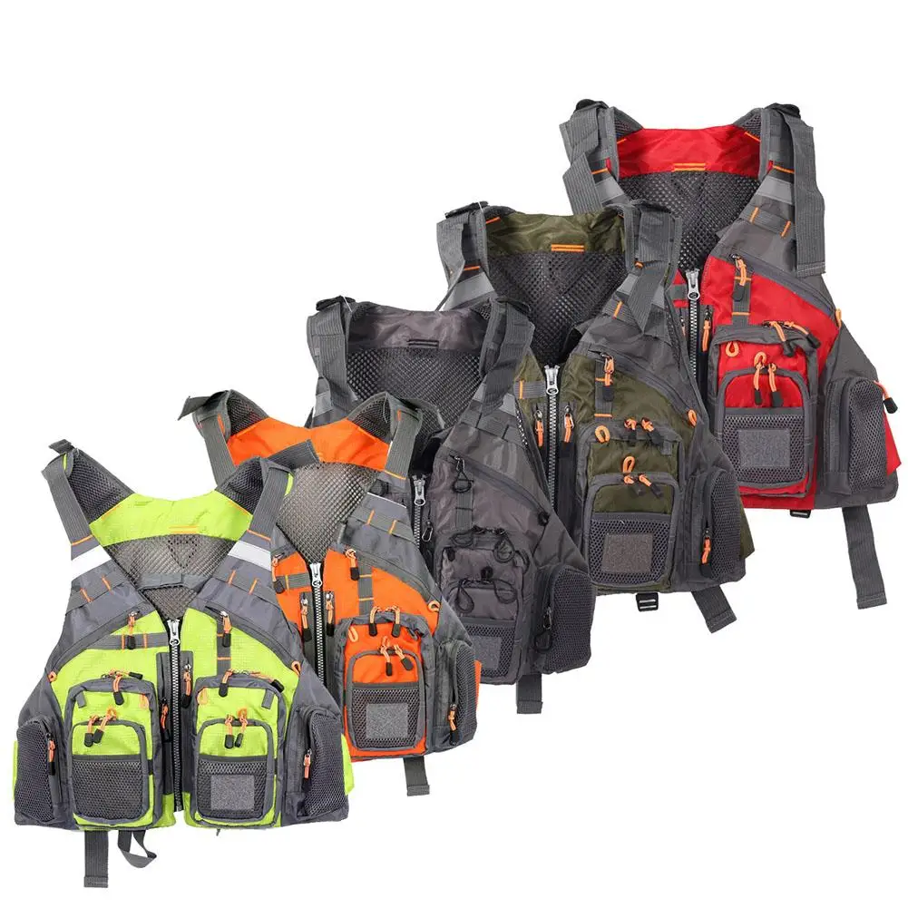 Men Fishing Vest Multi-functional Breathable Multiple Pockets Oxford Cloth Outdoor Sleeveless Vest Fishing Jacket 
Men Fishing Vest Multi-functional Breathable Multiple Pockets Oxford Cloth Outdoor Sleeveless Vest Fishing Jacket