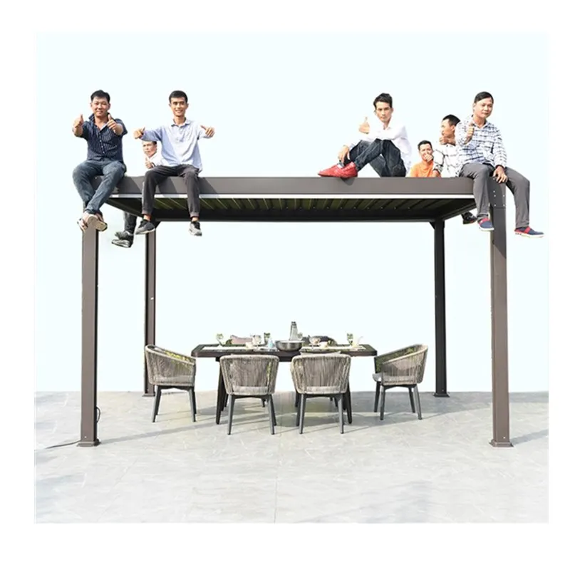 Adjustable Pergola Aluminum 4X3 Roof System Aluminum Pergola Blind Garden 3x4 with Curtain Louvered Pergola Aluminum
Adjustable Pergola Aluminum 4X3 Roof System Aluminum Pergola Blind Garden 3x4 with Curtain Louvered Pergola Aluminum