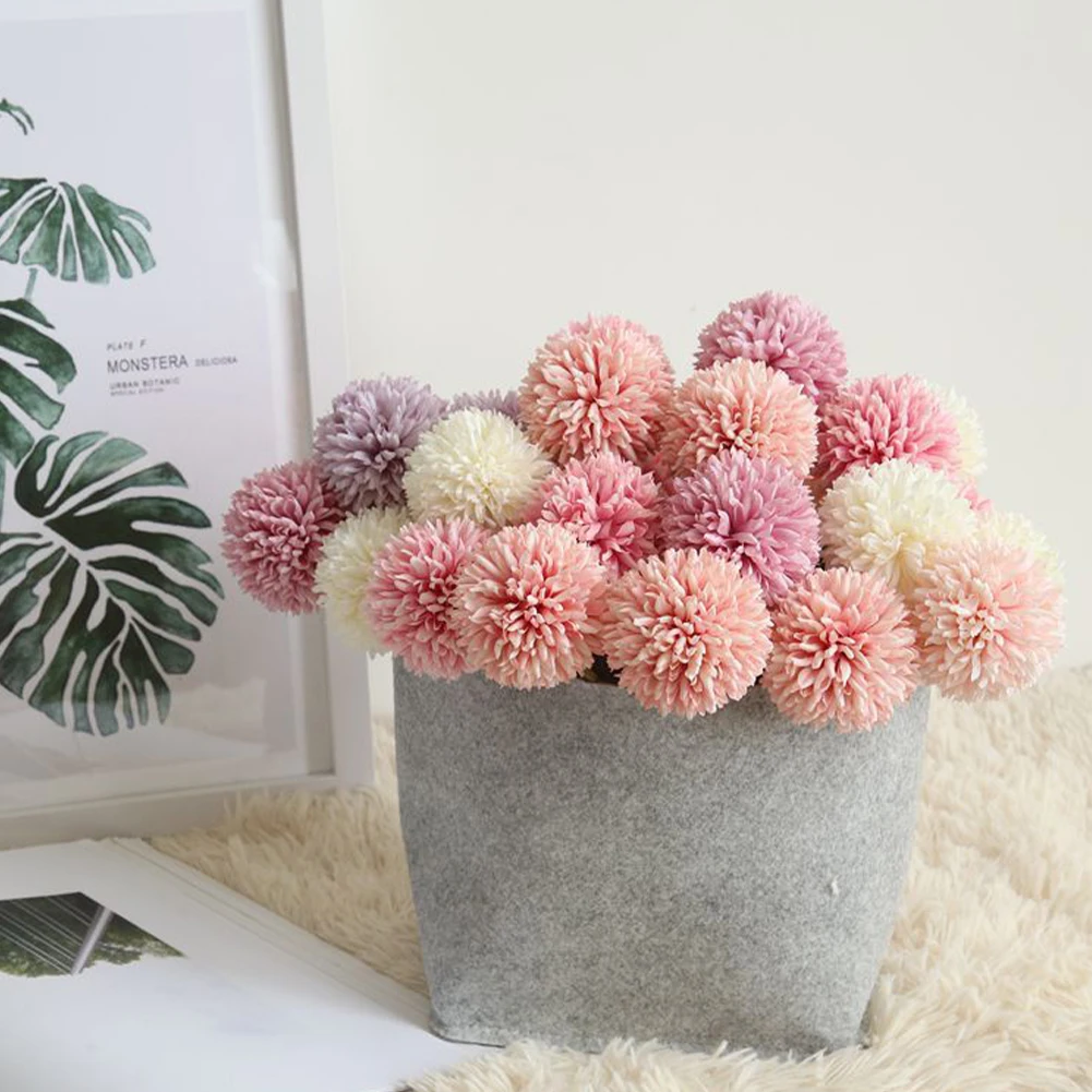 5pcs Home Decor Hotel Living Room Gift Bridal Bedroom Durable Wedding Bouquet With Stem Simulated Artificial Hydrangea Vase
5pcs Home Decor Hotel Living Room Gift Bridal Bedroom Durable Wedding Bouquet With Stem Simulated Artificial Hydrangea Vase