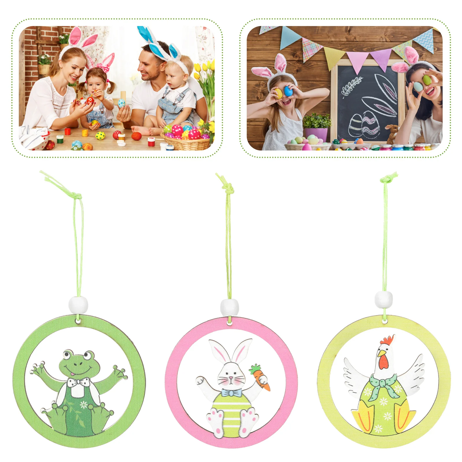 Easter Wooden Ornaments Bunny Hanging Wood Egg Ornament Sign Decorations Cutouts Tree Rabbit Spring Party Slice Animal Happy
Easter Wooden Ornaments Bunny Hanging Wood Egg Ornament Sign Decorations Cutouts Tree Rabbit Spring Party Slice Animal Happy