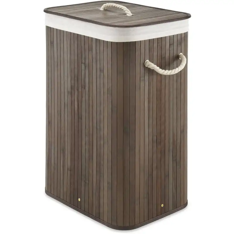 Hot Sales High Quality Rectangular Bamboo Laundry Hamper, Brown Household Laundry Hamper Sundries Organizer
Hot Sales High Quality Rectangular Bamboo Laundry Hamper, Brown Household Laundry Hamper Sundries Organizer