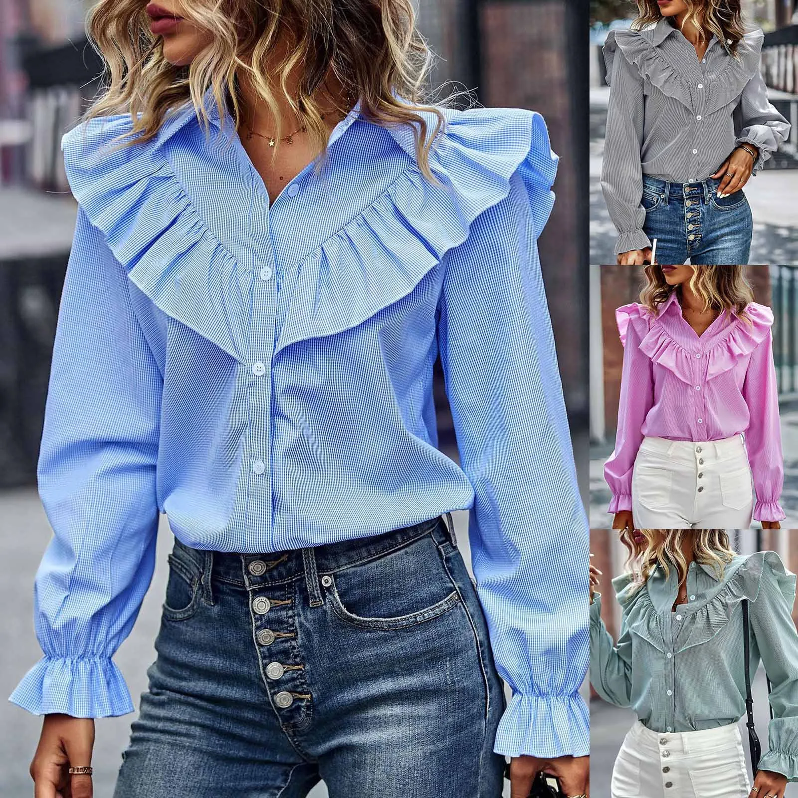Women's Casual Bohemian V Neck Top Loose Floral Print Long Sleeve Work Wear OL Women Tops Flower Oversized Turn Down Collar
Women's Casual Bohemian V Neck Top Loose Floral Print Long Sleeve Work Wear OL Women Tops Flower Oversized Turn Down Collar