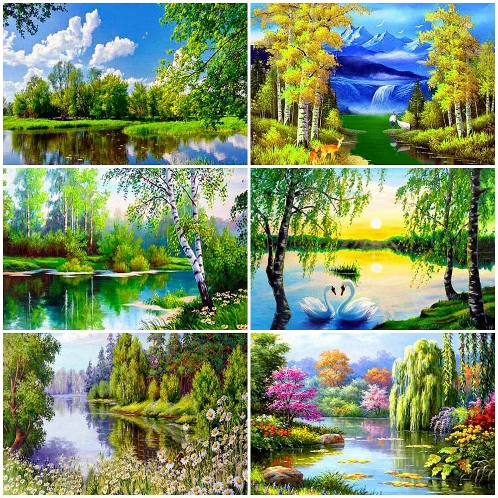Алмазная 5D картина «сделай сам», вышивка пейзаж, лес, пейзаж, Набор для вышивки крестиком, Ручная инкрустация, подарки, украшение для стен до...
Алмазная 5D картина «сделай сам», вышивка пейзаж, лес, пейзаж, Набор для вышивки крестиком, Ручная инкрустация, подарки, украшение для стен до...