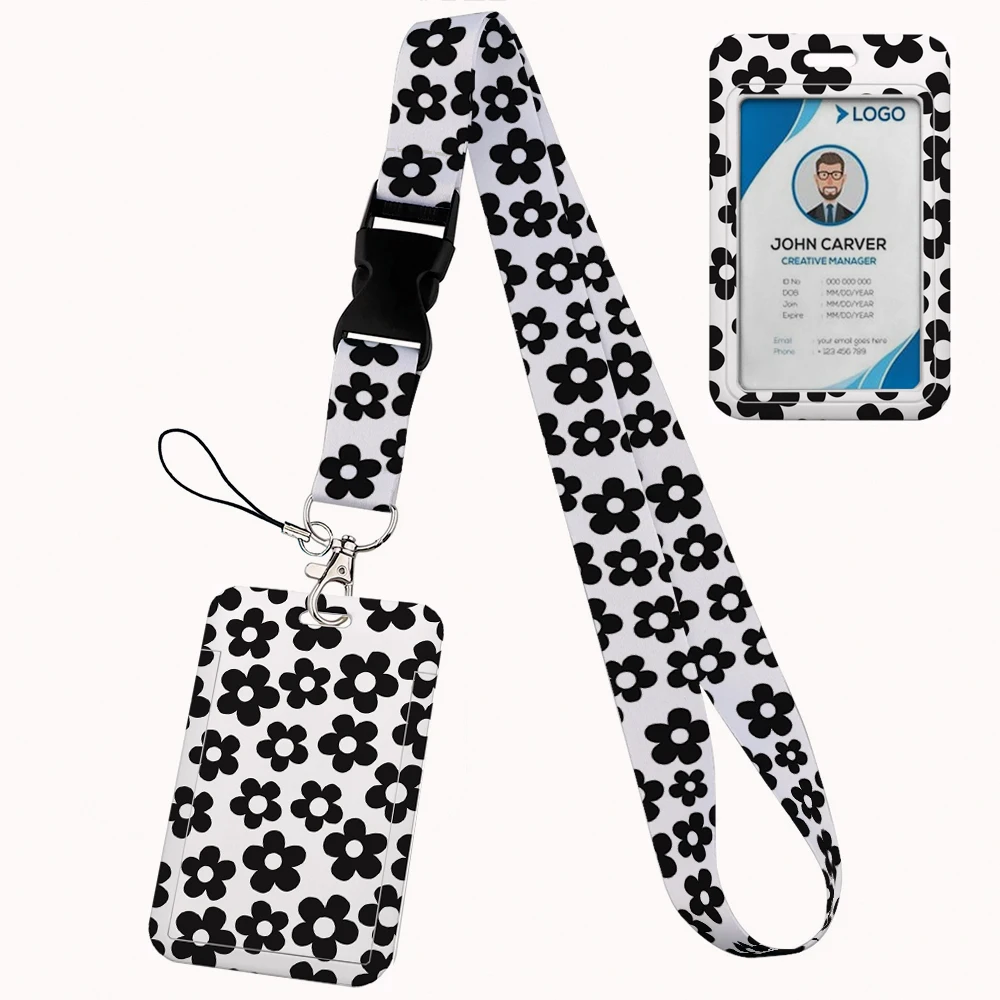 Ремешок с цветочным дизайном для бейджа, Laссо
Ремешок с цветочным дизайном для бейджа, Laссо