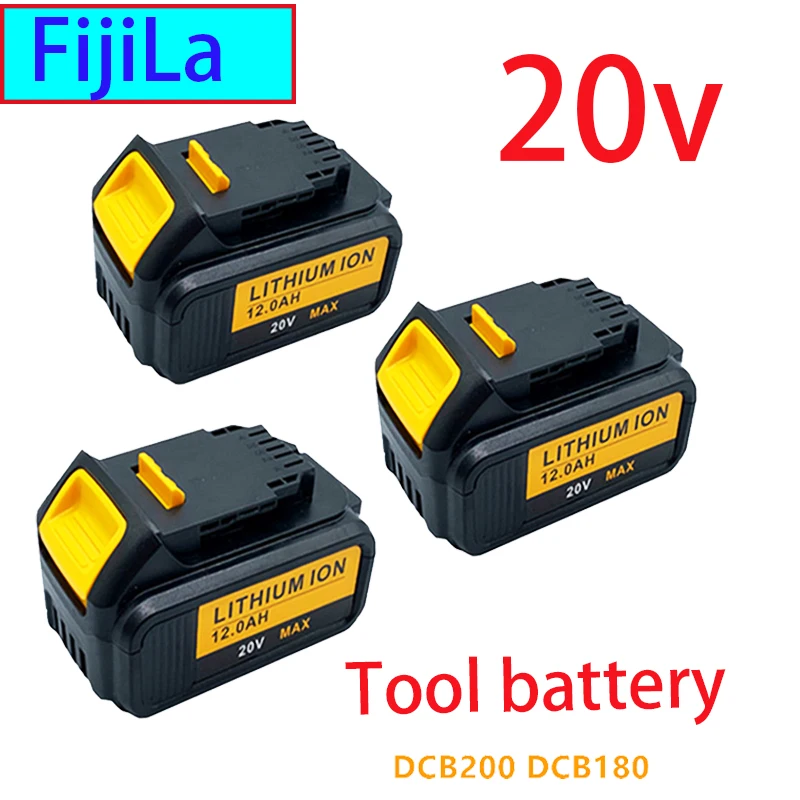 Echte 20V 12Ah DCB200 DCB180 Ersatz Li-Ion Akku 18v/20vMAX XR Power Zubehör Für Elektrische Schraubendr Hause Tools Schnellladen
Echte 20V 12Ah DCB200 DCB180 Ersatz Li-Ion Akku 18v/20vMAX XR Power Zubehör Für Elektrische Schraubendr Hause Tools Schnellladen
