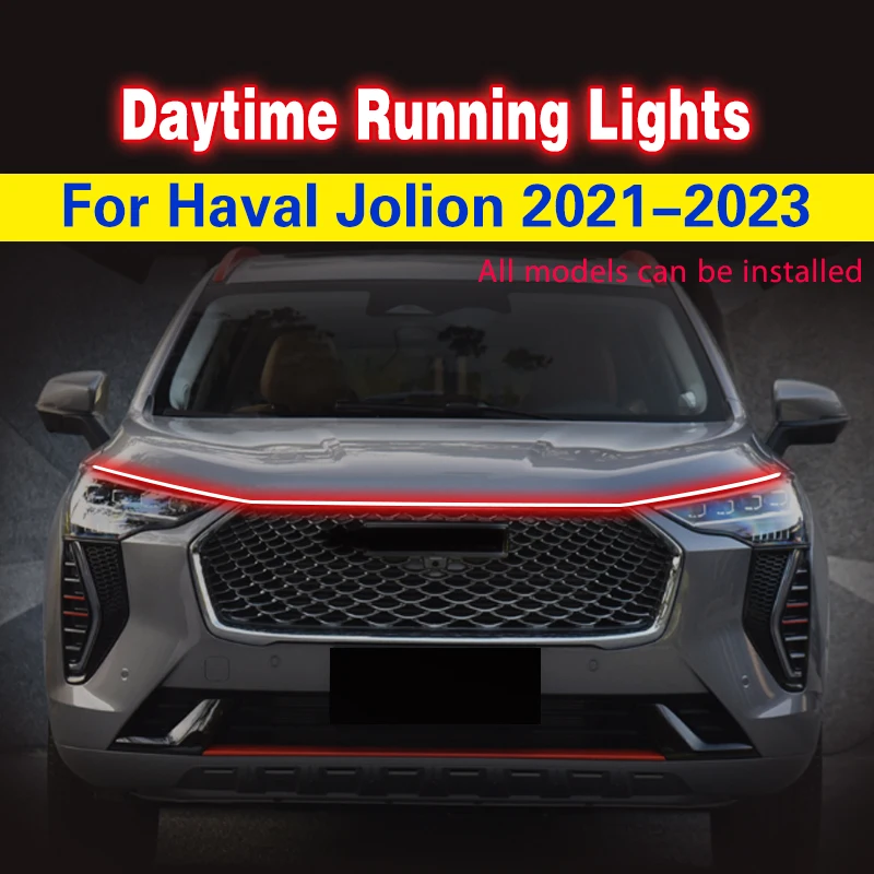 1pcs Led Car Hood Daytime Running Light Strip Waterproof Flexible for Haval Jolion 2021-2023 Car Daytime Running Lights DRL 12V
1pcs Led Car Hood Daytime Running Light Strip Waterproof Flexible for Haval Jolion 2021-2023 Car Daytime Running Lights DRL 12V