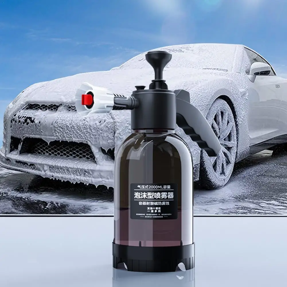 Double Nozzle 2l Hand Pump Foam Sprayer Car Wash Handheld Spray Foam Bottle Watering Car Tool Cleaning Washer Foam Can U6n5
Double Nozzle 2l Hand Pump Foam Sprayer Car Wash Handheld Spray Foam Bottle Watering Car Tool Cleaning Washer Foam Can U6n5