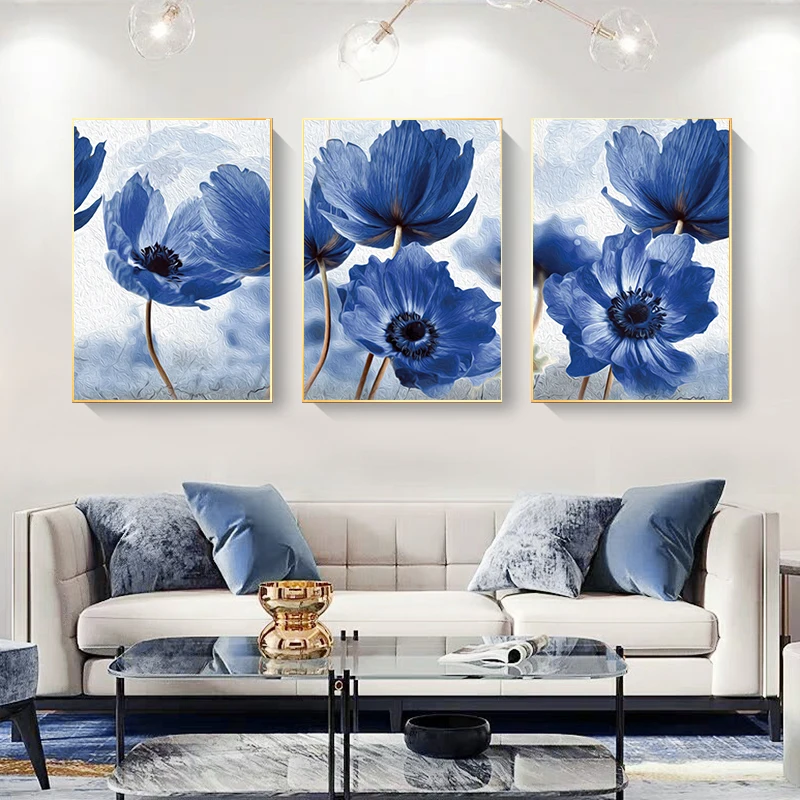 Nordic Style Beautiful Blue Flowers Posters Home Decor Minimalism Canvas Painting Print Wall Picture for Living Room
Nordic Style Beautiful Blue Flowers Posters Home Decor Minimalism Canvas Painting Print Wall Picture for Living Room