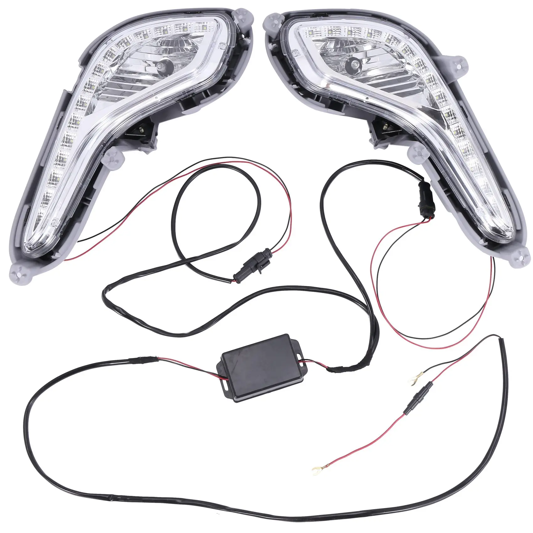 LED DRL Daytime Running Light Fog Lamp 12V Car Running Lights for Accent 2010-2013
LED DRL Daytime Running Light Fog Lamp 12V Car Running Lights for Accent 2010-2013