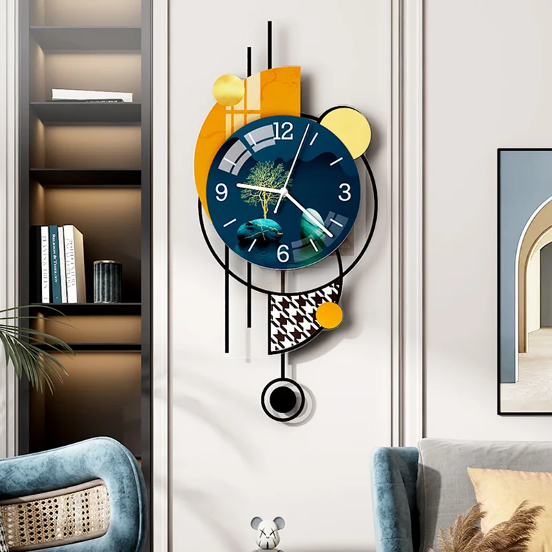 Unique Pendulum Wall Clock With Light Quartz Creative Nordic Wall Clock Modern Design Living Room Reloj Pared Wall Decor HX50NU
Unique Pendulum Wall Clock With Light Quartz Creative Nordic Wall Clock Modern Design Living Room Reloj Pared Wall Decor HX50NU