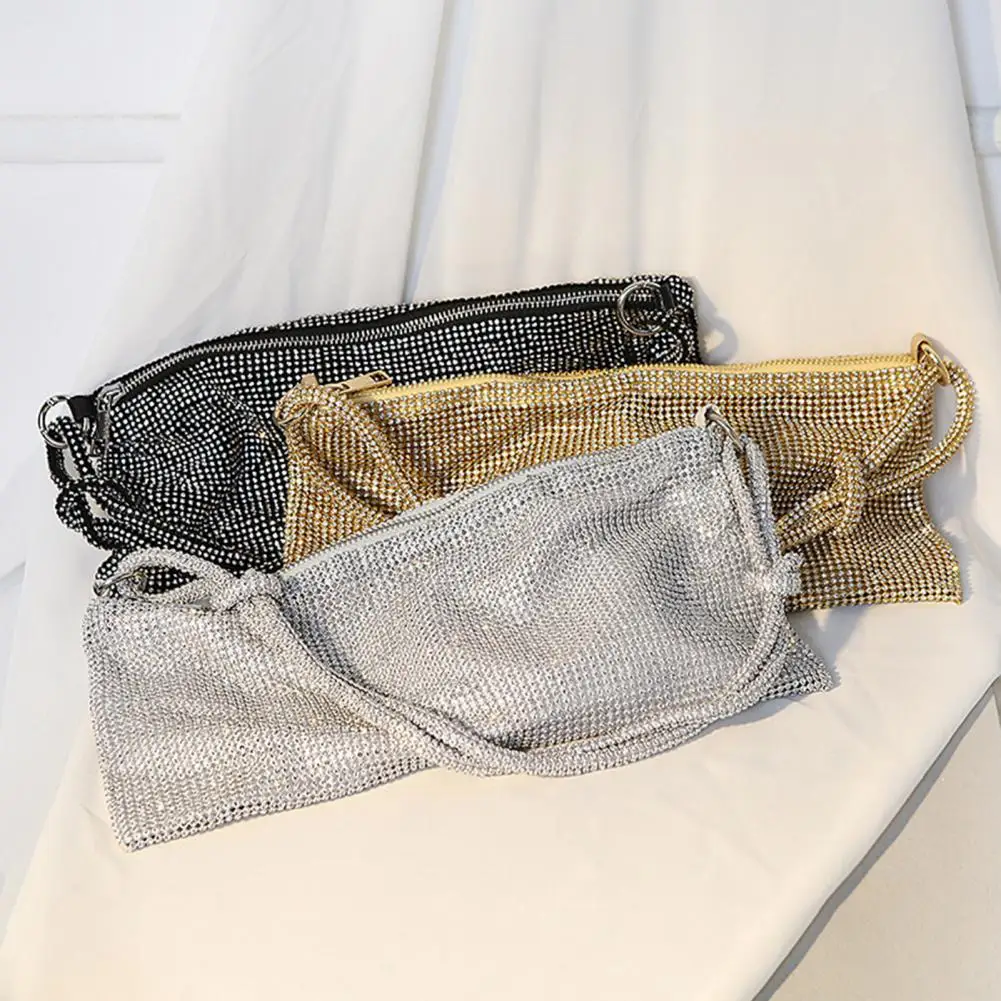 Compact Convenient Single Handle Shiny Handbag Lightweight Shoulder Bag Rhinestones for Daily Life
Compact Convenient Single Handle Shiny Handbag Lightweight Shoulder Bag Rhinestones for Daily Life