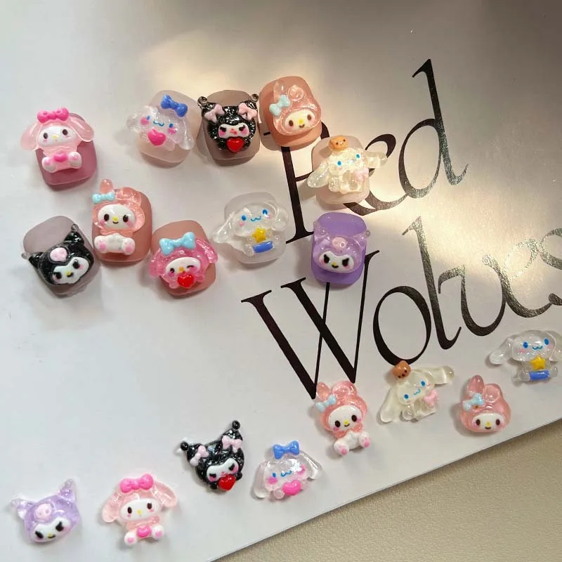 Искусственные наклейки для ногтей Hello Kitty Sanrio Y2k, аниме Sanrio, моя мелодия, Kuromi понравичо, «сделай сам», ювелирные аксессуары, милые вещи для девочек
Искусственные наклейки для ногтей Hello Kitty Sanrio Y2k, аниме Sanrio, моя мелодия, Kuromi понравичо, «сделай сам», ювелирные аксессуары, милые вещи для девочек